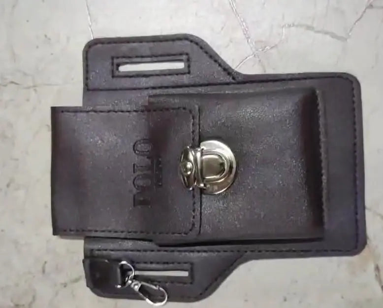 Multipurpose PU Leather Mobile Pouch with Belt Loop dgksgw-eg