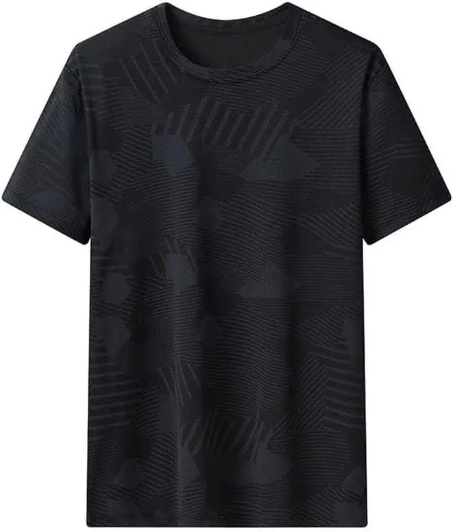Men's Round Neck Polyester Casual T-shirt (Pack of 2) dgksgw-eg