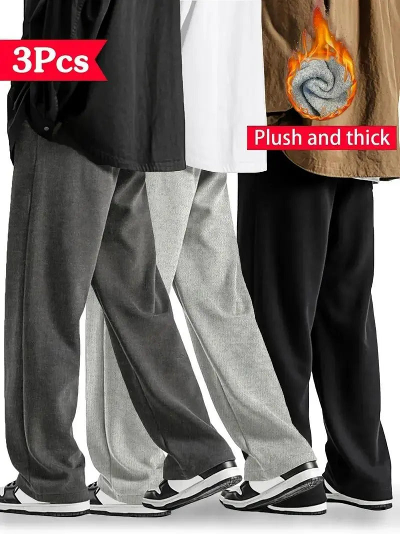 Men's Fleece Track Pant Combo of 3 dgksgw-eg