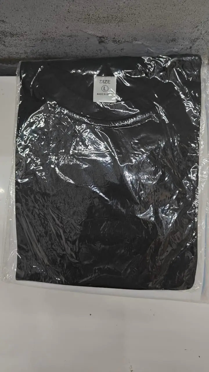 Men's Round Neck Polyester Casual T-shirt (Pack of 2) dgksgw-eg