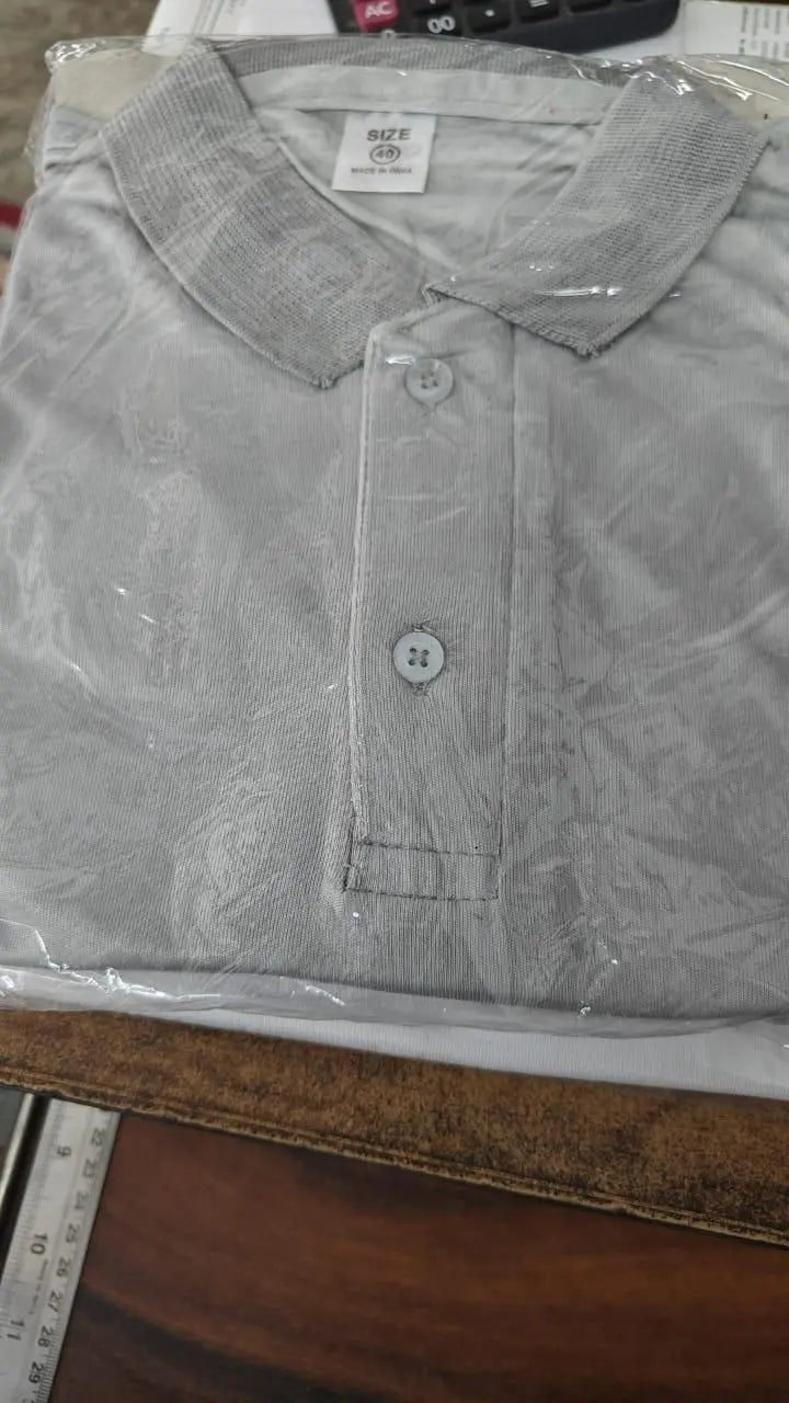 Poly Matte Solid Half Sleeves Mens Polo T-Shirt Pack Of 4 dgksgw-eg