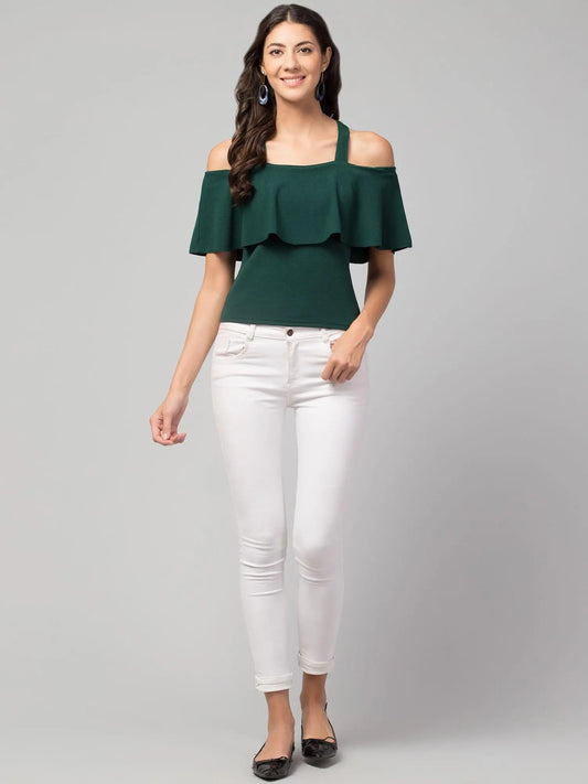 Airbiter Collection Women's Cotton Blend Solid Tops dgksgw-eg