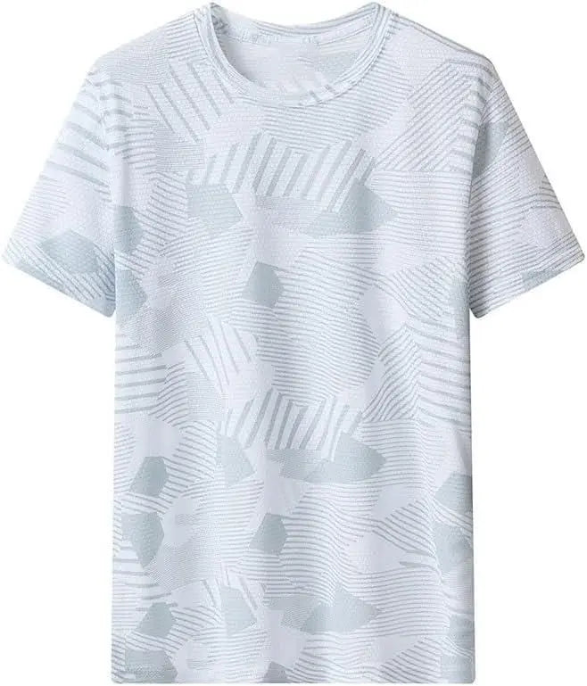 Men's Round Neck Polyester Casual T-shirt (Pack of 2) dgksgw-eg