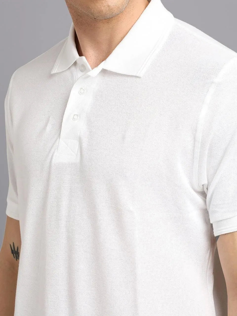 Matte Solid Half Sleeves Men's Polo T-Shirt dgksgw-eg