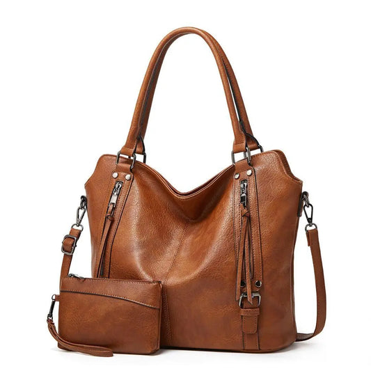 Tote Bags For Women PU Leather Hobo Bags for Women Purse Stylish 2 in 1 Handbags with Shoulder Strap Ladies Office Bag dgksgw-eg