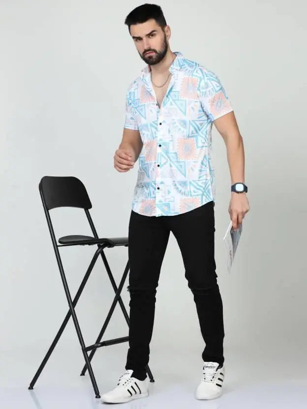 Men's Printed Rayon Half Sleeves Shirt dgksgw-eg
