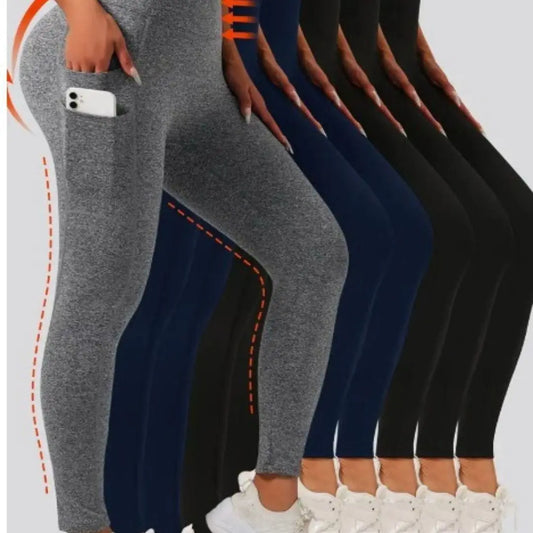Soft & Comfy Slim Elastic Tights With Side Pockets dgksgw-eg