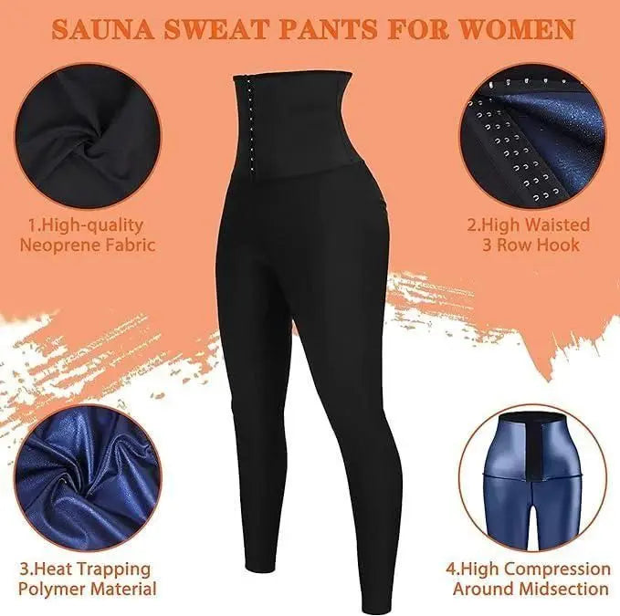 Steam Sauna Weight Loss Pants for Women Workout dgksgw-eg