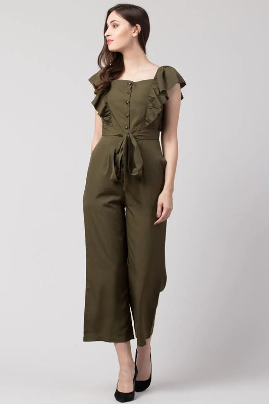 Verve Studio Polyester Solid Jumpsuit dgksgw-eg