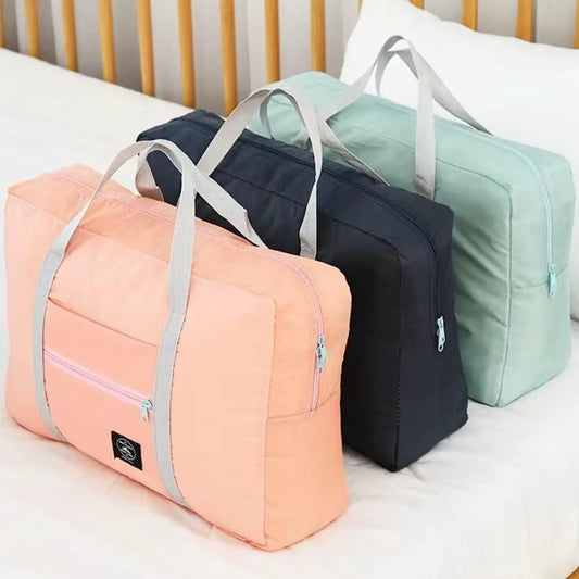 Foldable Travel Bag Tote Lightweight Waterproof Duffel Bag (Pack of 1) dgksgw-eg