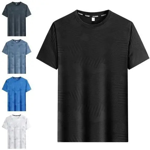 Men's Round Neck Polyester Casual T-shirt (Pack of 4) ( Men's Casual T-shirt Pack ) dgksgw-eg