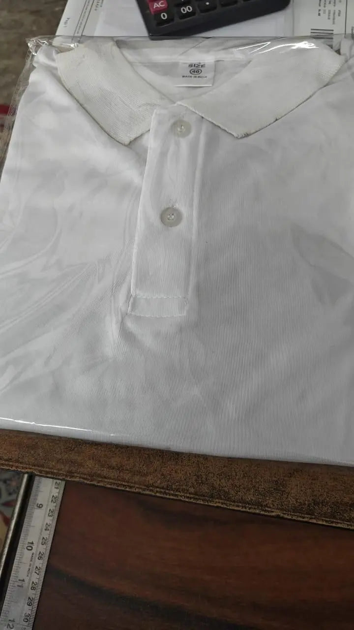 Poly Matte Solid Half Sleeves Mens Polo T-Shirt Pack Of 4 dgksgw-eg