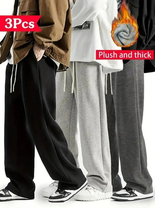 Men's Fleece Track Pant Combo of 3 dgksgw-eg