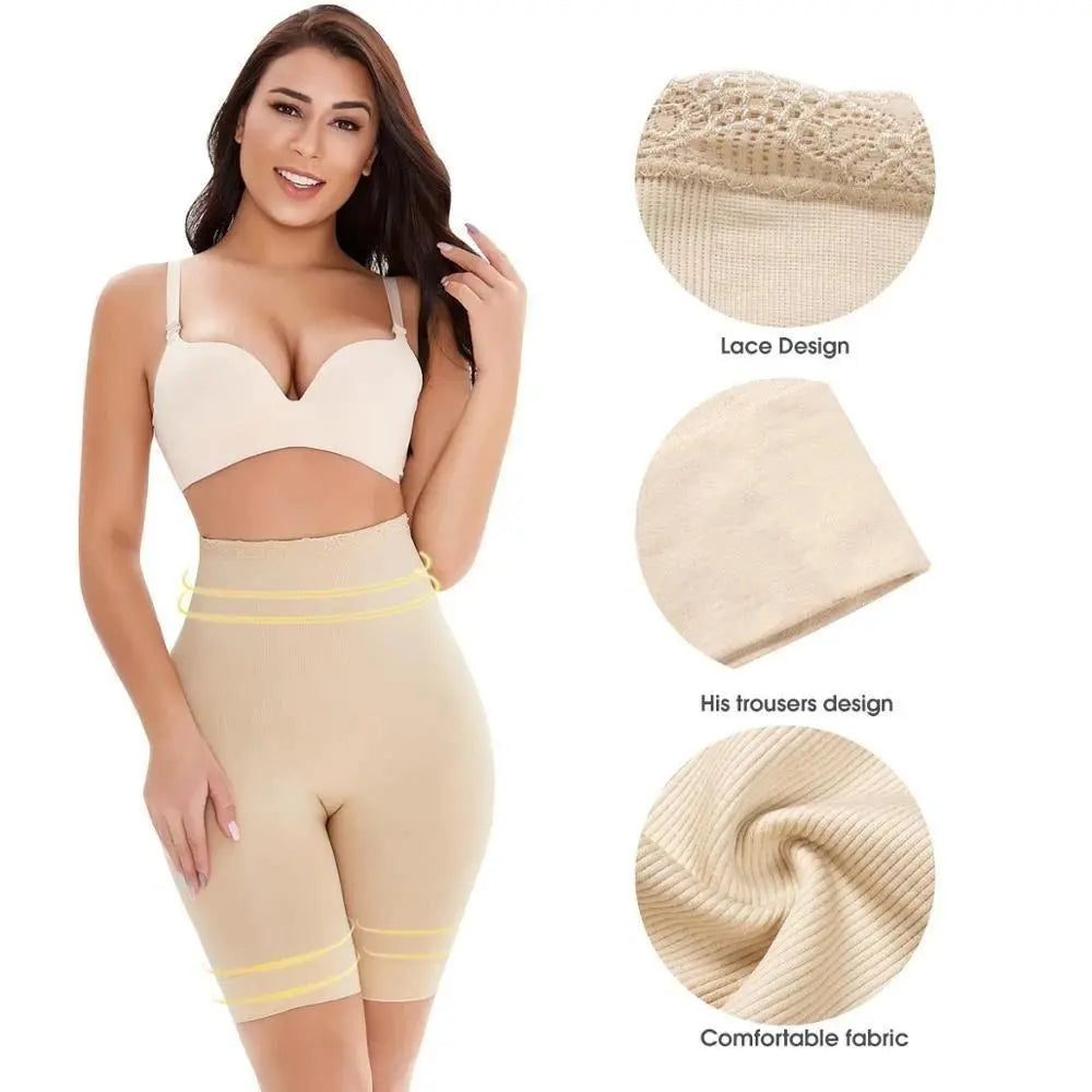 4-in-1 Shaper - Quick Slim Shape Wear Tummy, Back, Thighs, Hips - Black/Efffective Seamless Tummy Tucker dgksgw-eg