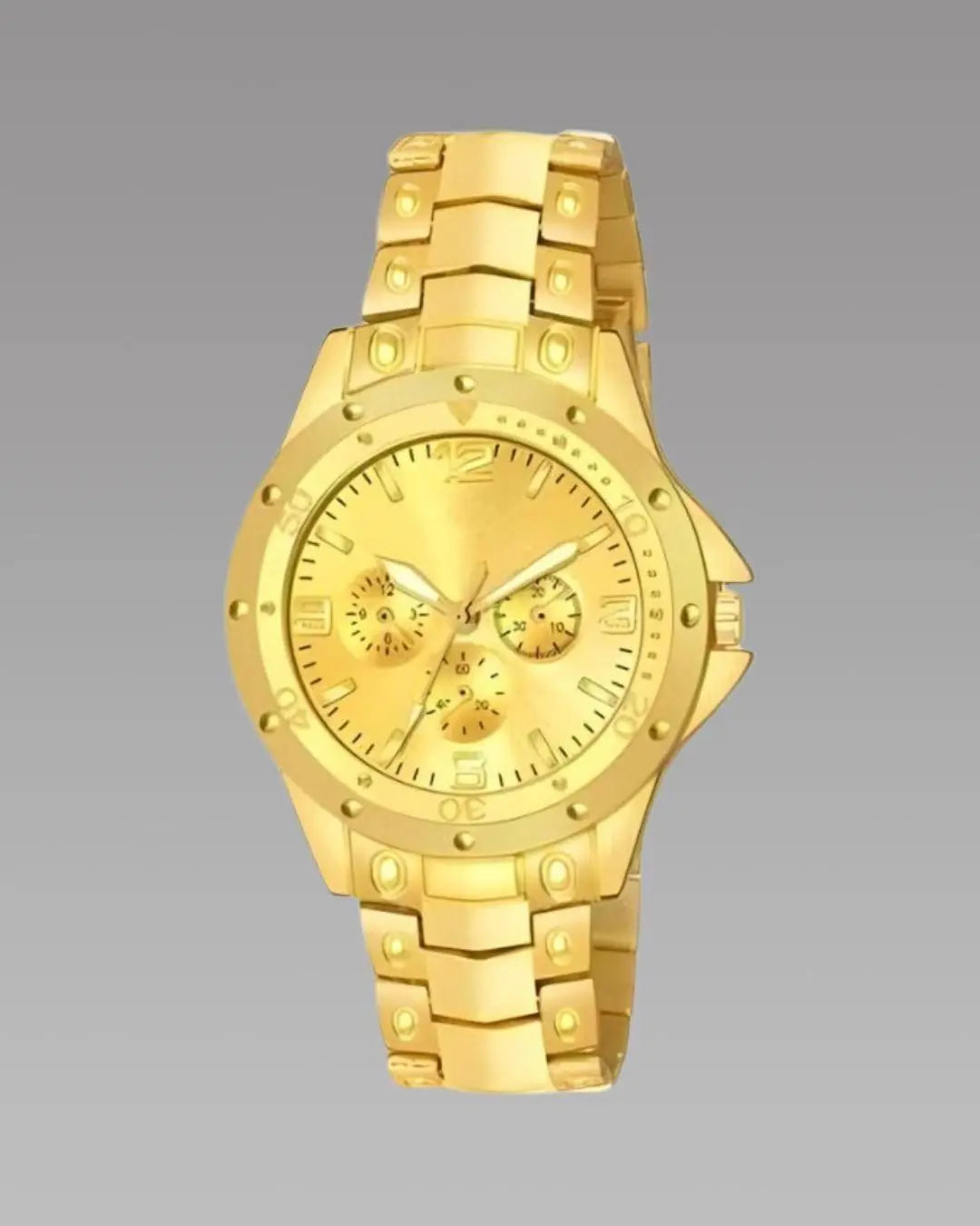 Men's Golden Stainless Steel Watches dgksgw-eg