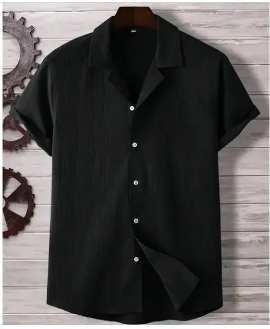 Men's Ice Silk Quick-Drying Shirt Black dgksgw-eg