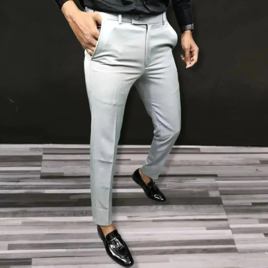 Premium Waist Adjustable Lycra Men's Trouser (Pack of 2) dgksgw-eg