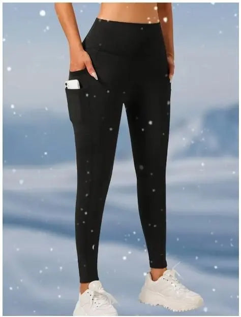 Soft & Comfy Slim Elastic Tights With Side Pockets dgksgw-eg