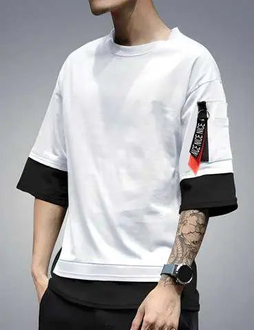 Cotton Blend Solid Half Sleeves T-Shirts dgksgw-eg