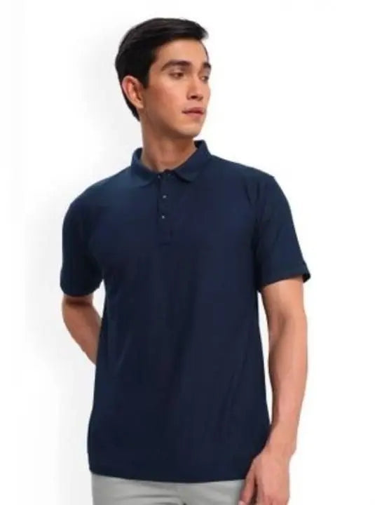 Poly Cotton Solid Half Sleeves Mens Polo T-shirt (Pack of 3) dgksgw-eg
